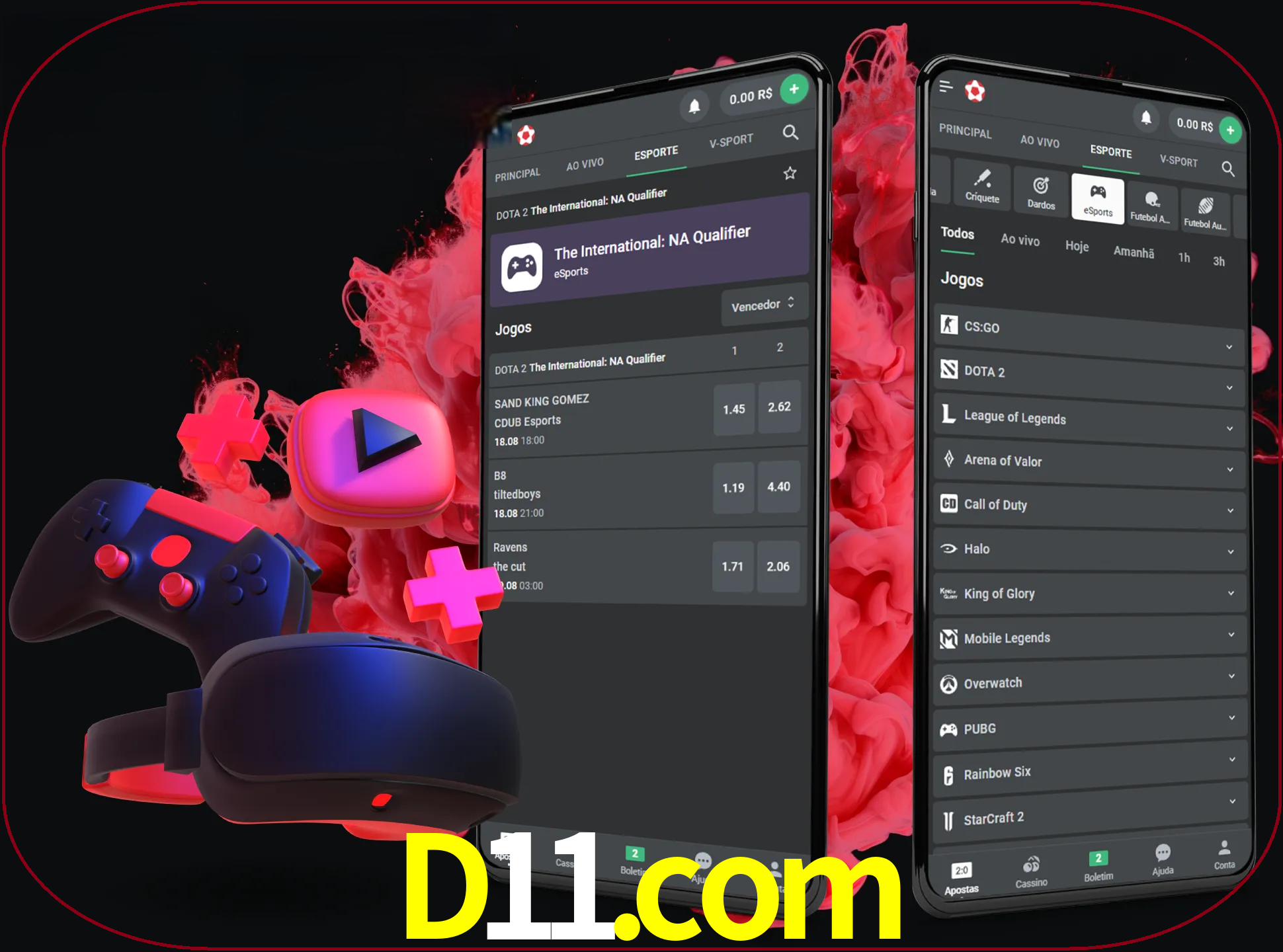 Para ter a aplicação móvel d11 no seu smartphone, basta descarregar o ficheiro apk e seguir as instruções.