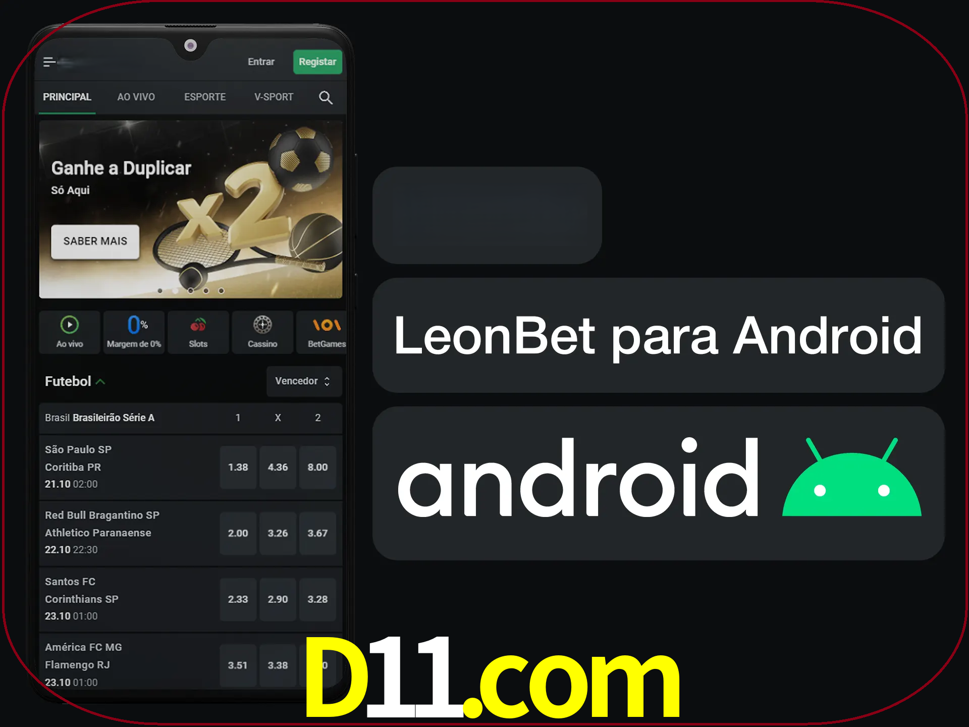 Adquira sua versão poket de LeonBet.